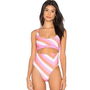 Niles One Piece in Pink Stripe lovewave, small
